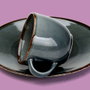Avet Taza de Té con Plato Reactive Grey (6 Unidades) 280 ml d.16 cm
